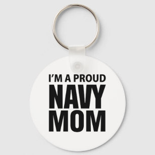 Proud Navy Mom keychain