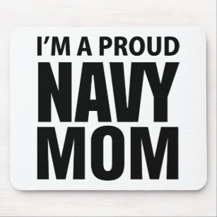 Proud Navy Mom mousepad