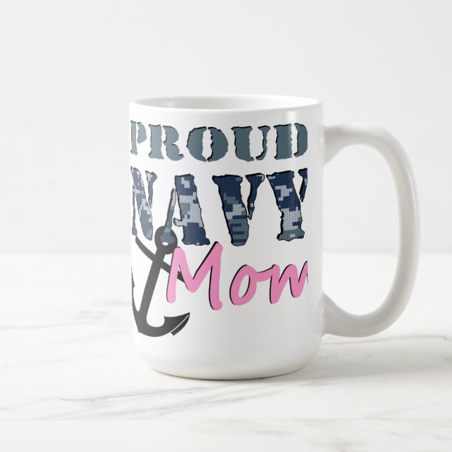 Proud Navy Mom Mug (Right)