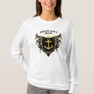 Proud Navy Mom T-Shirt