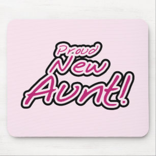 Proud New Aunt tshirts and Gifts Mouse Pad