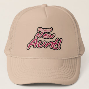 Proud New Aunt tshirts and Gifts Trucker Hat