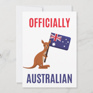 Proud New Australian Citizen Card – Patriotic Gift