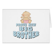 Proud New Big Brother Girl (Front Horizontal)