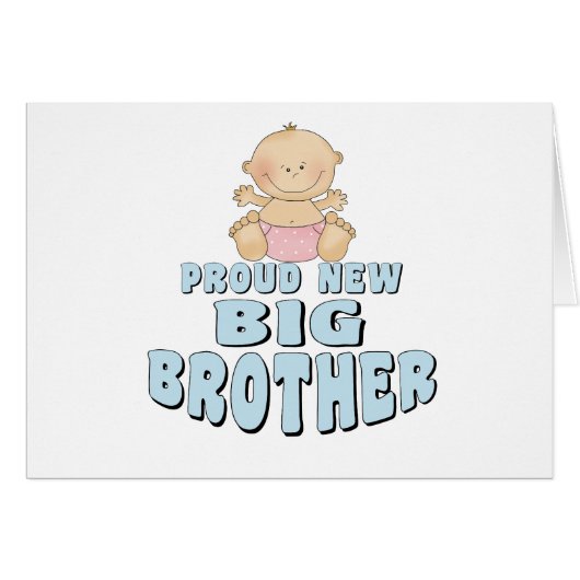 Proud New Big Brother Girl (Front Horizontal)