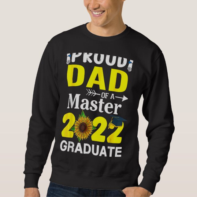 Proud New Dad  For Men Father's Day Sweatshirt (Front)