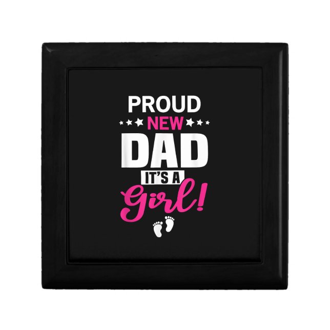 Proud New Dad It's A Girl Gift Box (Front)
