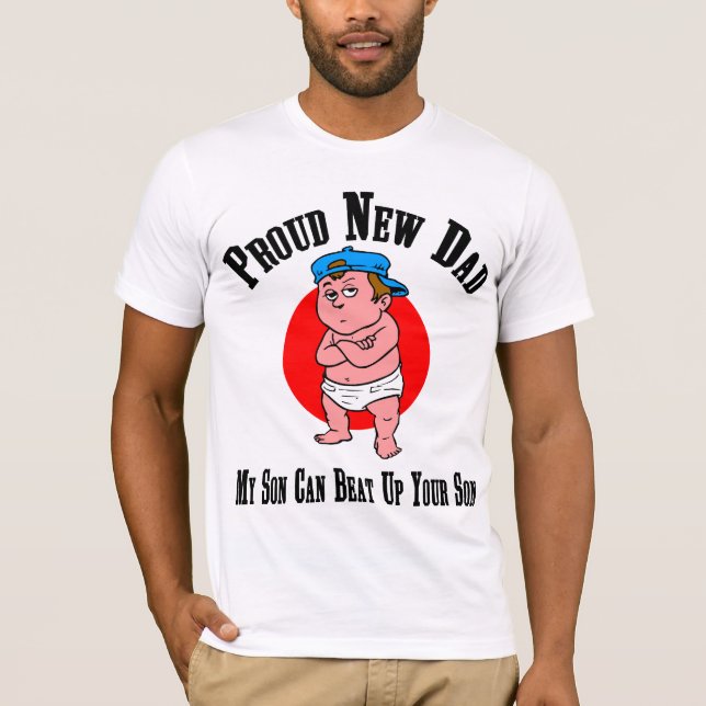 Proud New Dad T-Shirt (Front)