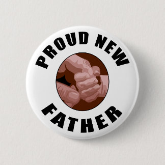Proud New Father Gift Button
