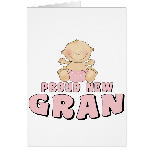 PROUD NEW Gran T-Shirt Cards (Front)