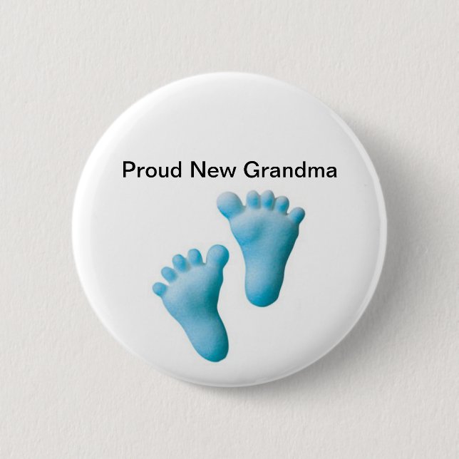 Proud New Grandma Button (Front)