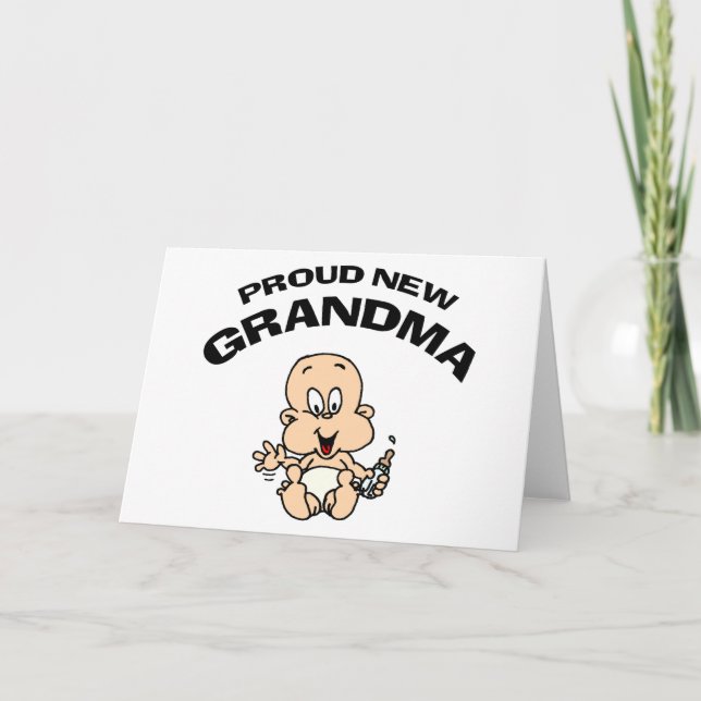 Proud New Grandma Card (Front)