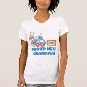 Proud New Grandma-It's a Boy Tshirts and Gifts