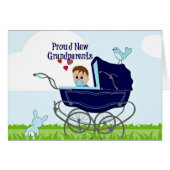Proud New Grandparents - Blue (Front Horizontal)