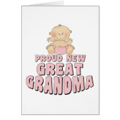 PROUD NEW Great Grandma T-Shirt (Front)