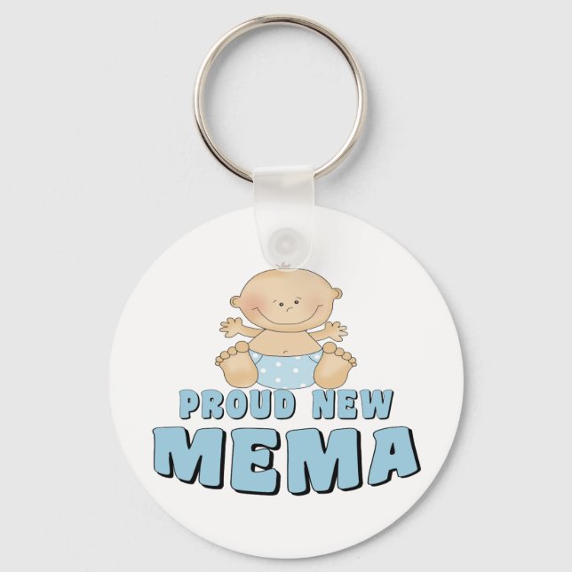 PROUD NEW MeMa T-Shirt Keychain (Front)
