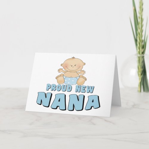 PROUD NEW Nana T_Shirt Card