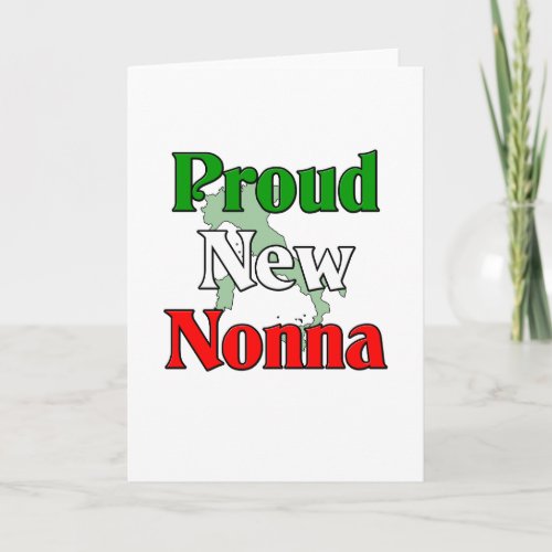 Proud New Nonna Card
