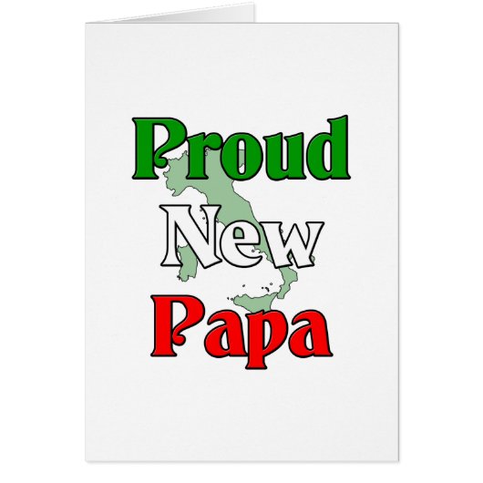 Proud New Papa Cards (Front)