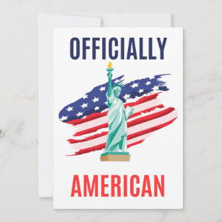 Proud New U.S. Citizen Card – Patriotic Gift