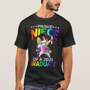 Proud Niece Of A 2023 Graduate Unicorn T-Shirt