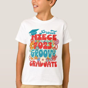 Proud NIECE of a Class of 2023 Graduate Retro T-Shirt