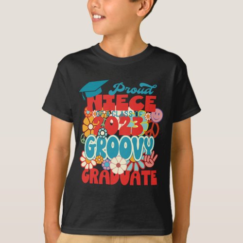 Proud NIECE of a Class of 2023 Graduate Retro T_Shirt