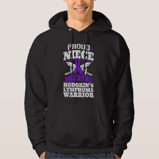Proud Niece Of A Hodgkin's Lymphoma Warrior HL Awa Hoodie