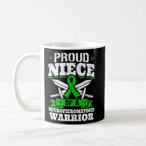 Proud Niece Of A Neurofibromatosis Warrior Awarene Coffee Mug