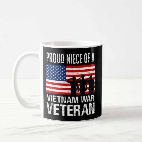 Proud Niece Vietnam War Veteran For Uncle Vet Coffee Mug