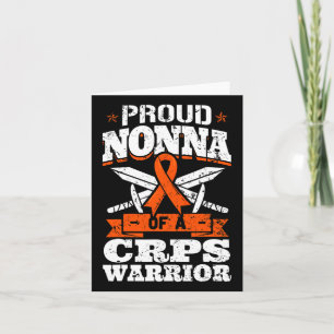 Proud Nonna Of A Crps Warrior Rsd Awareness Ribbon Card