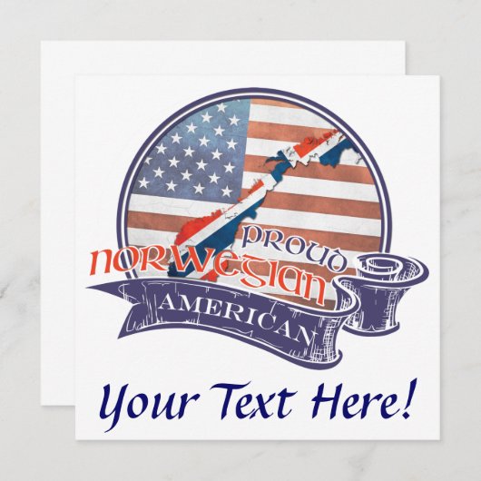 Proud Norwegian American (Front/Back)