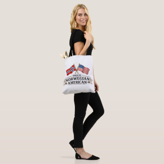Proud Norwegian American Tote Bag