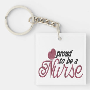 Proud Nurse Keychain