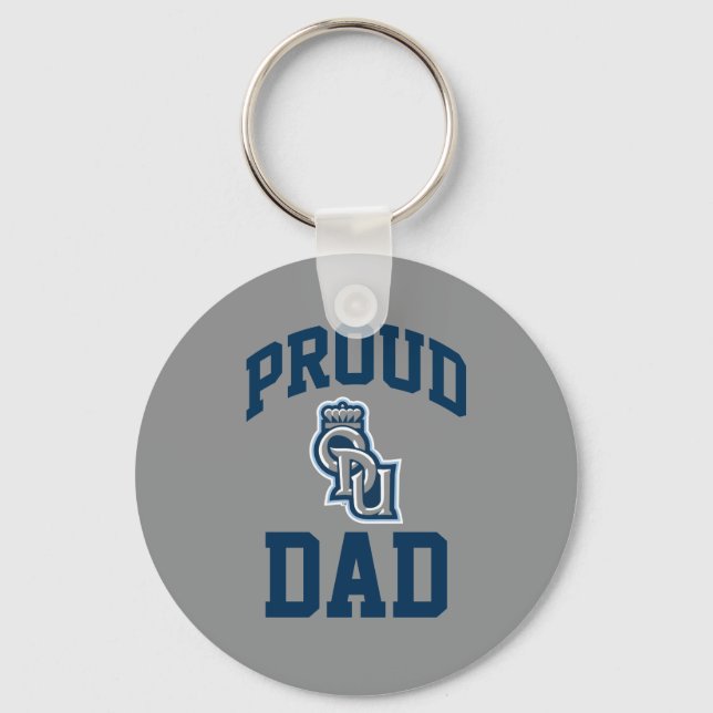 Proud ODU Dad Keychain (Front)