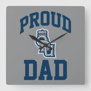 Proud ODU Dad Square Wall Clock