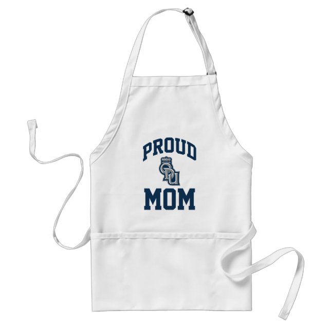 Proud ODU Mom Adult Apron (Front)