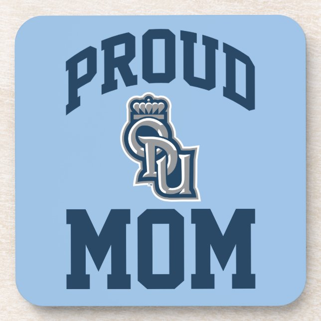 Proud ODU Mom Beverage Coaster (Front)