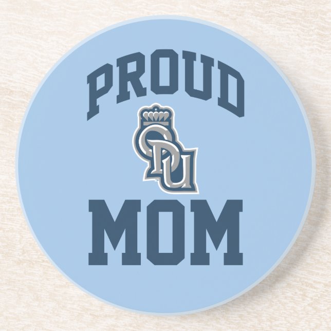Proud ODU Mom Drink Coaster (Front)