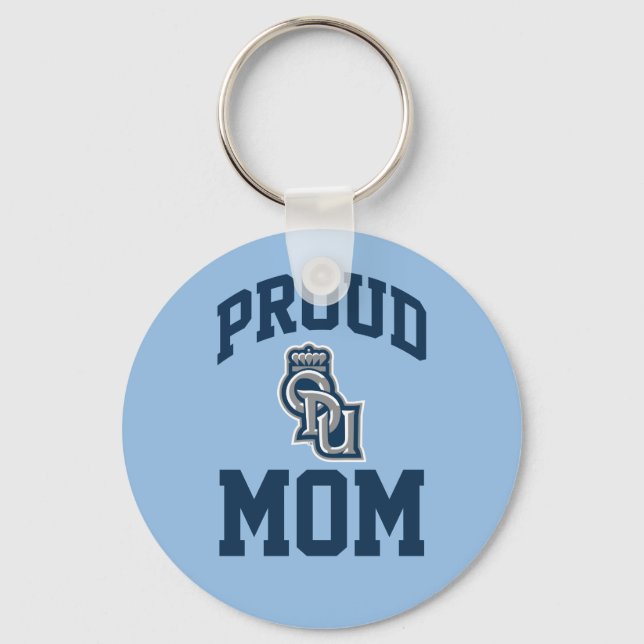 Proud ODU Mom Keychain (Front)