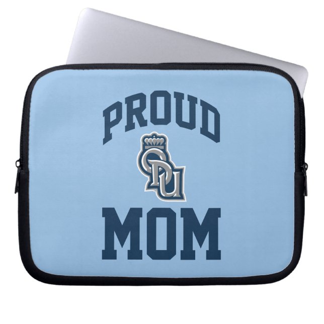 Proud ODU Mom Laptop Sleeve (Front)
