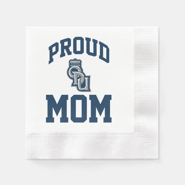 Proud ODU Mom Paper Napkins (Front)