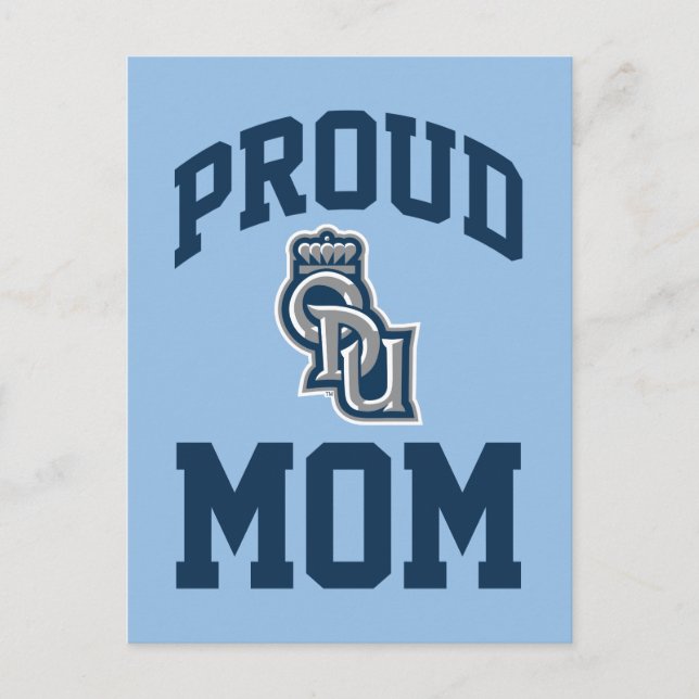 Proud ODU Mom Postcard (Front)