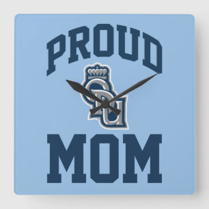 Proud ODU Mom Square Wall Clock