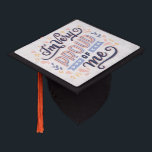 Proud of Me Floral Tassel Topper<br><div class="desc">Proud of Me Floral Tassel Topper You didn't work hard in school just so you could blend in with the crowd! Tassel Toppers are the perfect way to stand out and make a statement, they also make great memorabilia and souvenirs! Make sure you are noticed and help make your family...</div>
