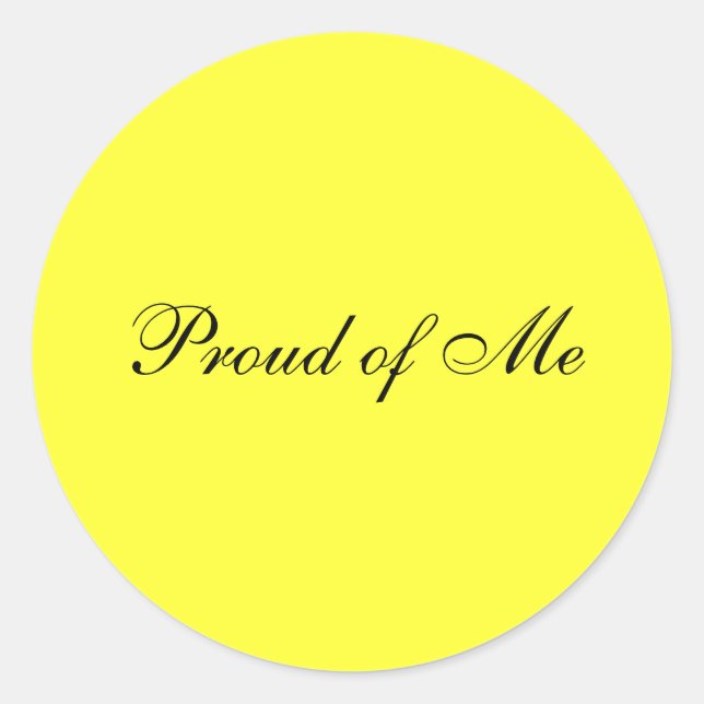 Proud of Me Sticker (Front)
