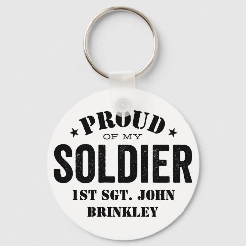 Proud of my Army SOLDIER Keychain