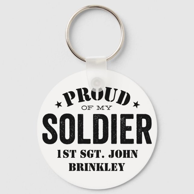 Proud of my Army SOLDIER Keychain (Front)