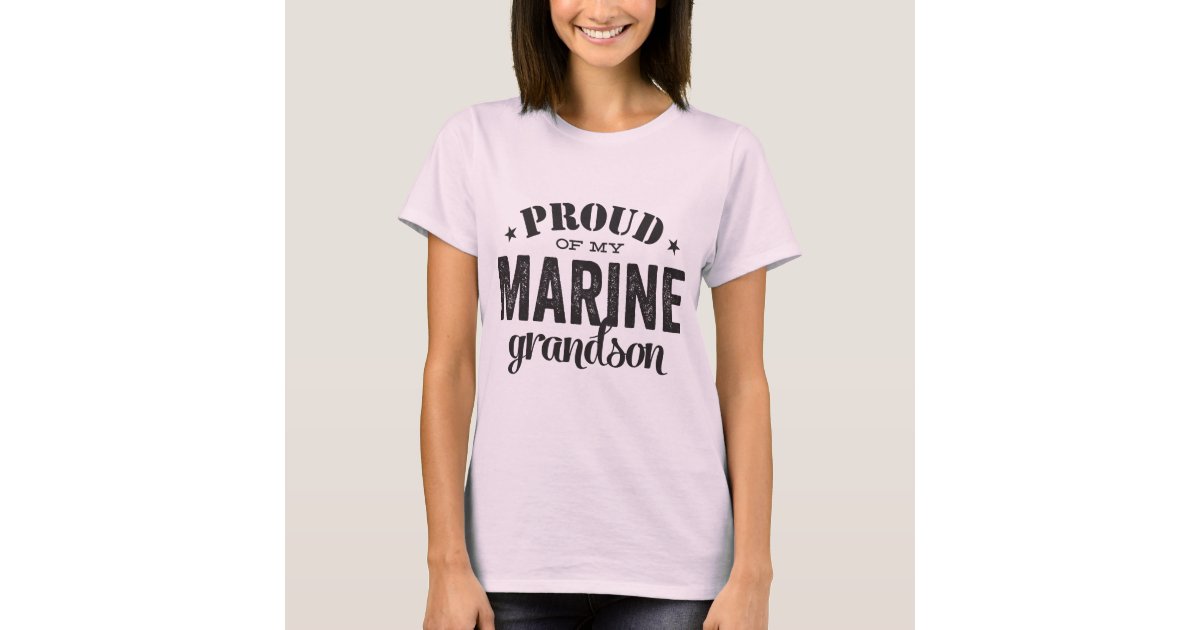 my grandson is a marine shirt