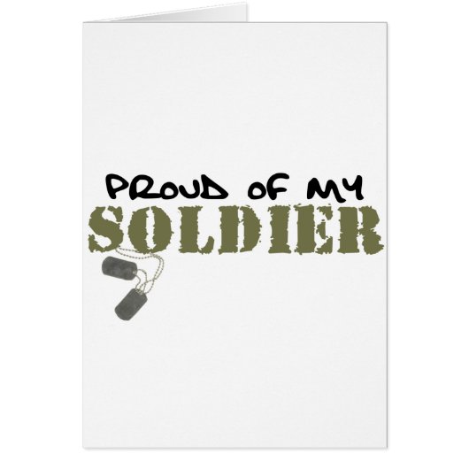 Proud of My Soldier Cards (Front)